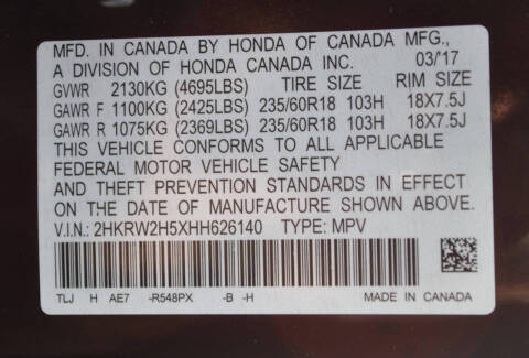 2017 Honda CR-V EX