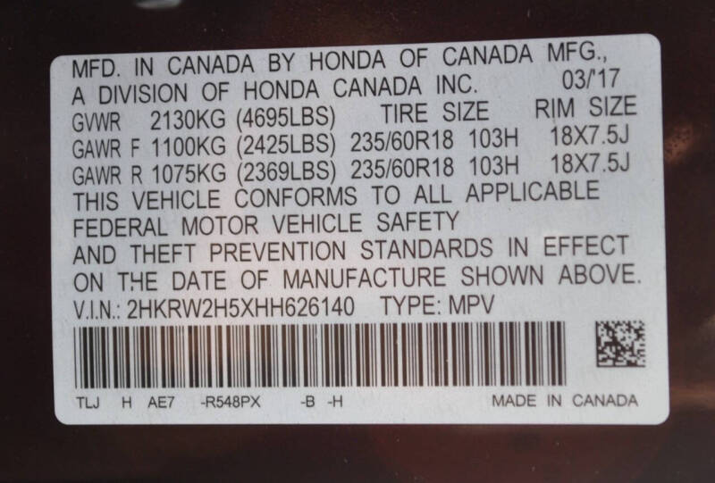 2017 Honda CR-V EX