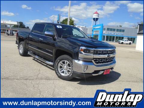 2018 Chevrolet Silverado 1500 for sale at DUNLAP MOTORS INC in Independence IA