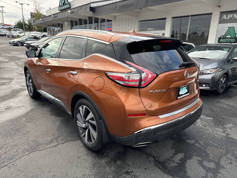 Used 2015 Nissan Murano Platinum with VIN 5N1AZ2MH2FN230457 for sale in Edmonds, WA