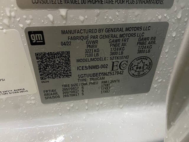 2022 GMC Sierra 1500