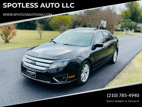 2011 Ford Fusion for sale at SPOTLESS AUTO LLC in San Antonio TX