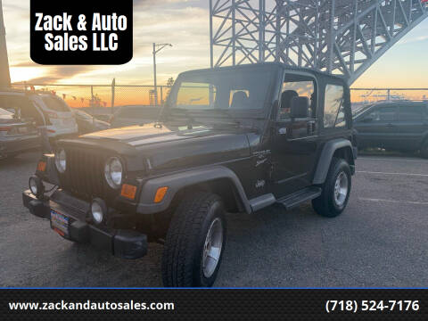 2001 Jeep Wrangler for sale at Zack & Auto Sales LLC in Staten Island NY