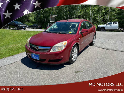 2008 Saturn Aura for sale at MD Motors LLC in Williston VT