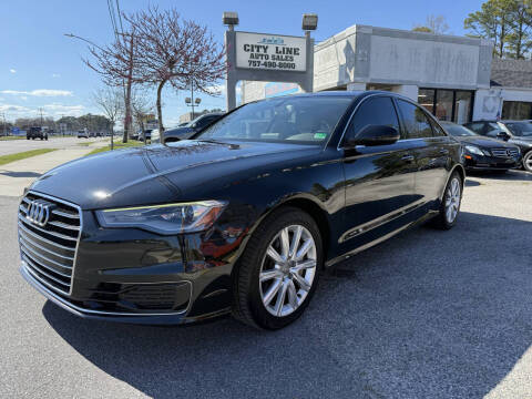 2016 Audi A6 for sale at City Line Auto Sales in Norfolk VA