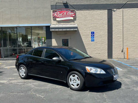 2007 Pontiac G6 for sale at Rent To Own Auto Showroom LLC - Rent To Own Inventory in Modesto CA