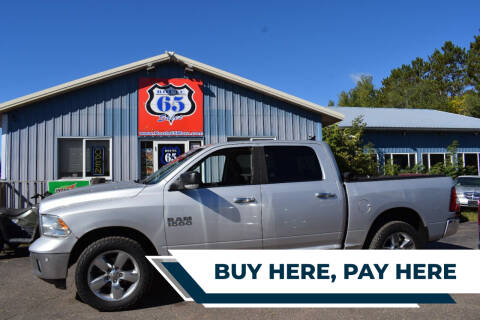 2016 RAM Ram Pickup 1500 for sale at Route 65 Sales in Mora MN