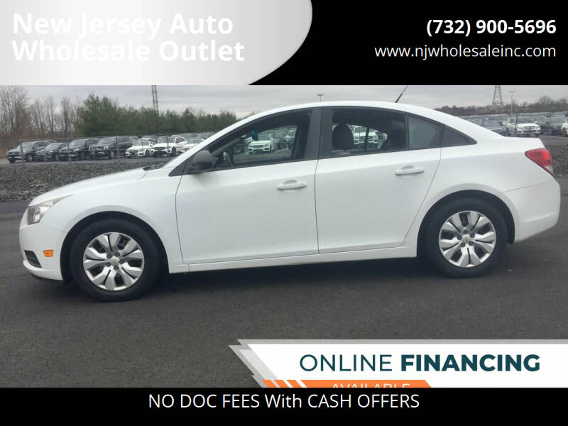 2013 Chevrolet Cruze for sale at New Jersey Auto Wholesale Outlet in Union Beach NJ