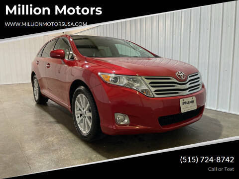 2010 Toyota Venza for sale at Million Motors in Adel IA