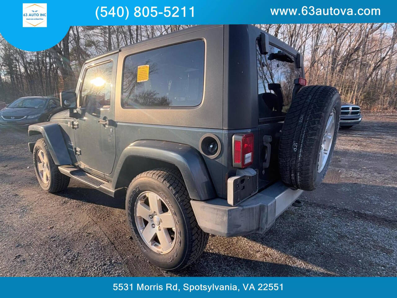 2008 Jeep Wrangler for sale at 63 Auto Inc in Spotsylvania, VA