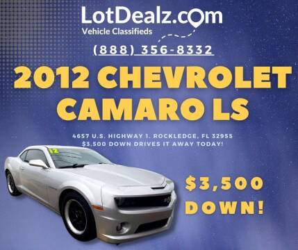 2012 Chevrolet Camaro for sale at Lot Dealz in Rockledge FL