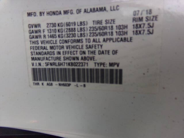 2019 Honda Odyssey EX-L