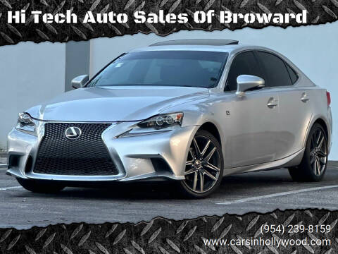 2014 Lexus IS 250 for sale at Hi Tech Auto Sales Of Broward in Hollywood FL