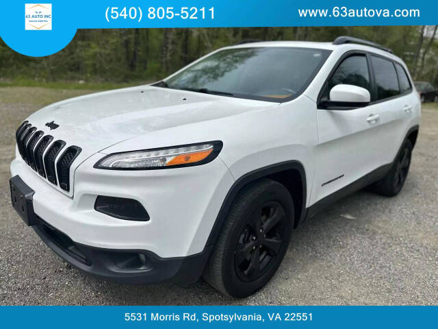 2016 Jeep Cherokee for sale at 63 Auto Inc in Spotsylvania, VA