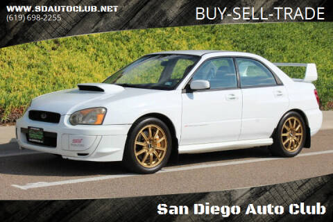 2004 Subaru Impreza for sale at San Diego Auto Club in Spring Valley CA