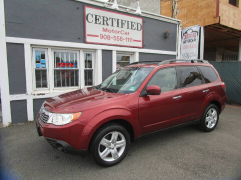 2010 Subaru Forester for sale at CERTIFIED MOTORCAR LLC in Roselle Park NJ