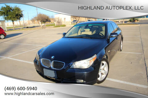 2007 BMW 5 Series for sale at Highland Autoplex, LLC in Dallas TX