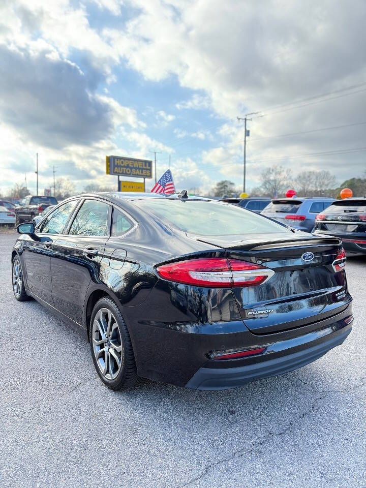 2019 Ford Fusion Hybrid for sale at Joes Blvd Auto Sales in Hopewell, VA