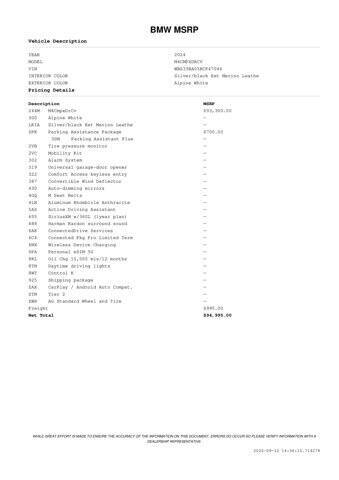 2024 BMW M4 Competition xDrive