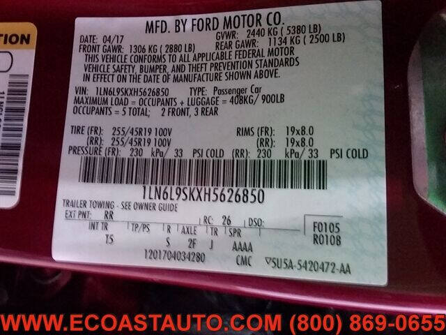 2017 Lincoln Continental Select