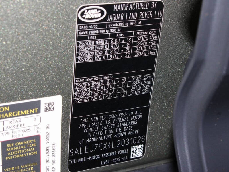 2020 Land Rover Defender 110 S