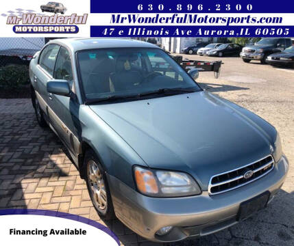 2002 Subaru Outback for sale at Mr Wonderful Motorsports in Aurora IL