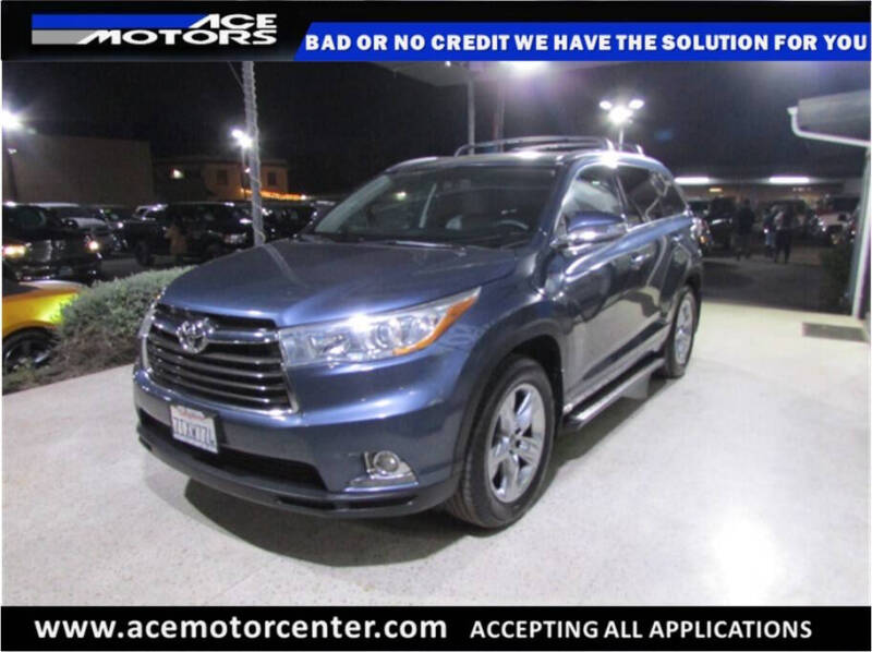 2016 Toyota Highlander for sale at Ace Motors Anaheim in Anaheim CA