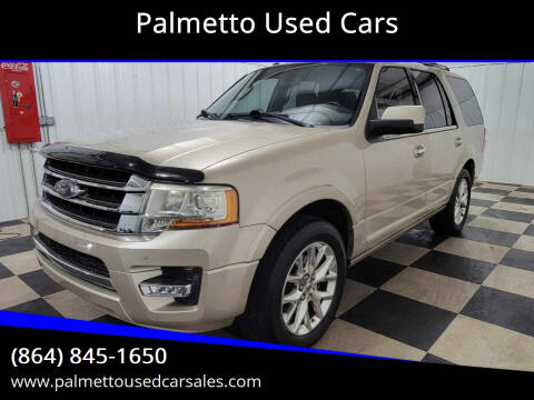 2017 Ford Expedition for sale at Palmetto Used Cars in Piedmont SC