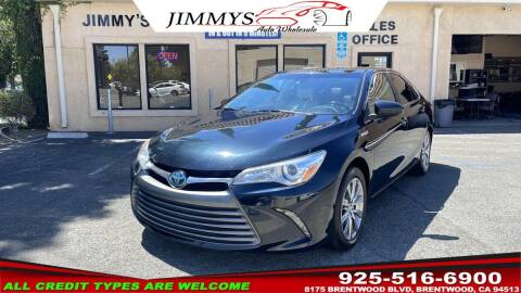 2017 Toyota Camry Hybrid for sale at JIMMY'S AUTO WHOLESALE in Brentwood CA