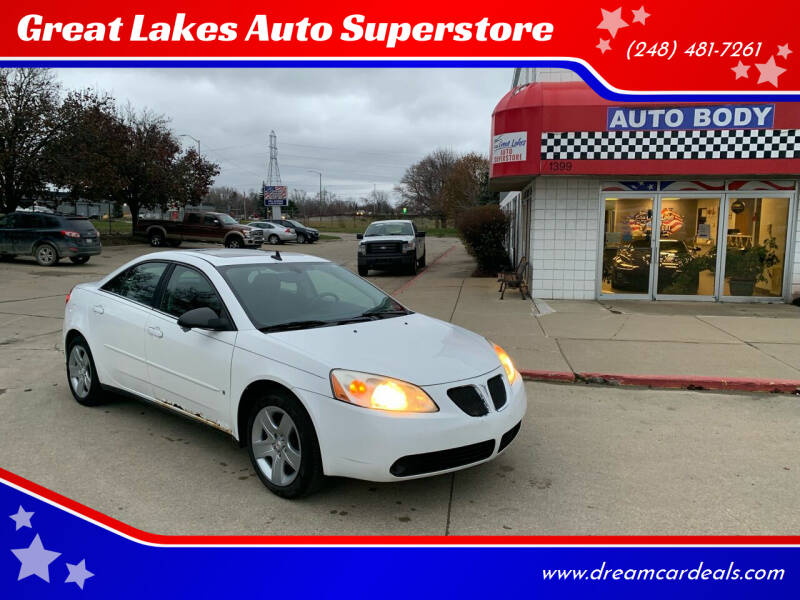2009 Pontiac G6 for sale at Great Lakes Auto Superstore in Waterford Township MI