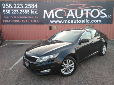 2012 Kia Optima for sale at MC Autos LLC in Pharr TX