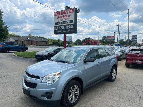 2015 Chevrolet Equinox for sale at Unlimited Auto Group in West Chester OH
