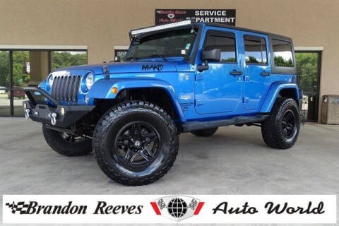 Jeep Wrangler Unlimited For Sale In Monroe Nc Brandon Reeves Auto World