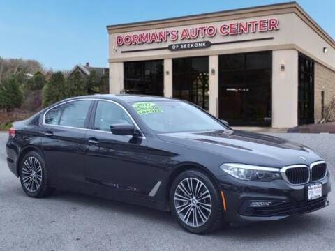 2017 BMW 5 Series for sale at DORMANS AUTO CENTER OF SEEKONK in Seekonk MA
