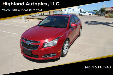 2014 Chevrolet Cruze for sale at Highland Autoplex, LLC in Dallas TX