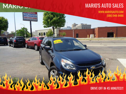 2017 Chevrolet Equinox for sale at MARIO'S AUTO SALES in Mount Clemens MI