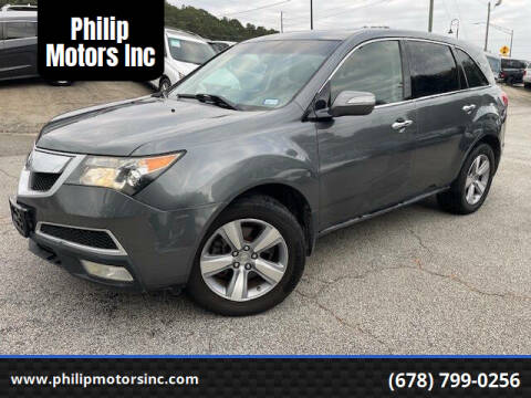 2012 Acura MDX for sale at Philip Motors Inc in Snellville GA