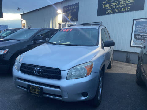 2008 Toyota RAV4 for sale at BELOW BOOK AUTO SALES in Idaho Falls ID