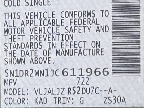 2018 Nissan Pathfinder Platinum