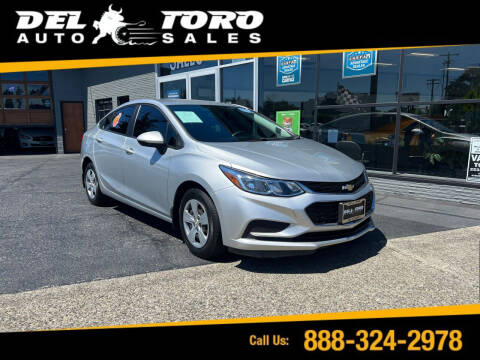 2018 Chevrolet Cruze for sale at DEL TORO AUTO SALES in Auburn WA