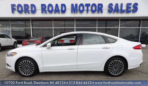 2017 Ford Fusion for sale at Ford Road Motor Sales in Dearborn MI