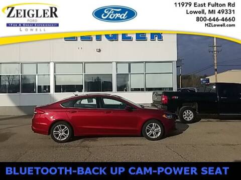 2018 Ford Fusion for sale at Zeigler Ford of Plainwell - Jeff Bishop in Plainwell MI