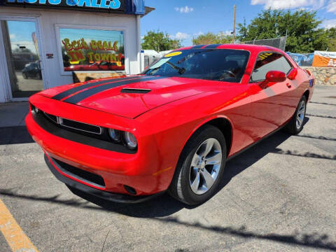 2016 Dodge Challenger for sale at VIVASTREET AUTO SALES LLC in Socorro TX