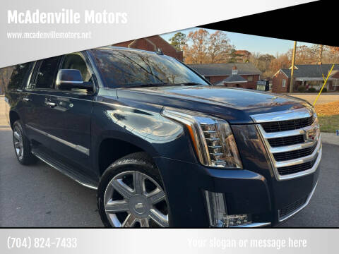 2018 Cadillac Escalade ESV for sale at McAdenville Motors in Gastonia NC