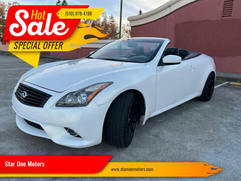 2012 Infiniti G37 Convertible for sale at Star One Motors in Hayward CA