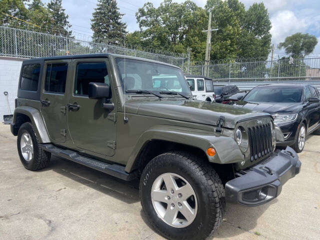 2015 Jeep Wrangler Unlimited for sale at Alpha Auto Sales in Detroit, MI