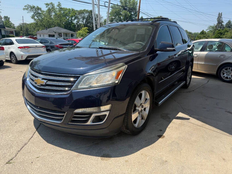 Used 2015 Chevrolet Traverse LTZ with VIN 1GNKVJKD6FJ219166 for sale in Hilliard, OH
