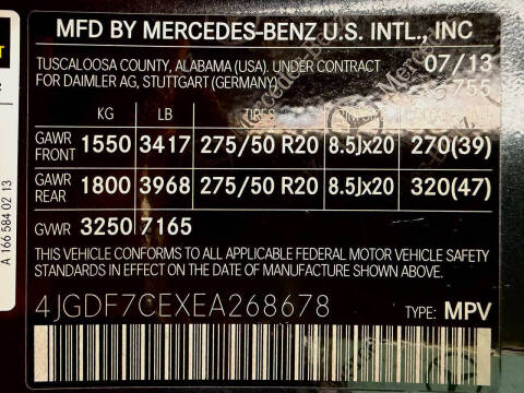 2014 Mercedes-Benz GL-Class GL 450 4MATIC