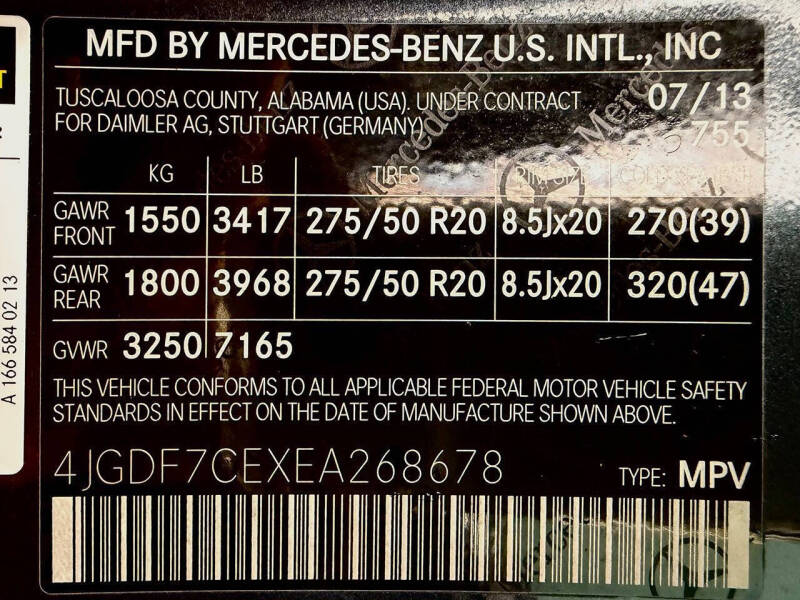 2014 Mercedes-Benz GL-Class GL 450 4MATIC