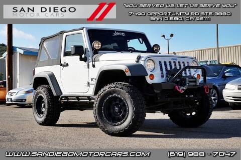 2007 Jeep Wrangler for sale at San Diego Motor Cars LLC in Spring Valley CA